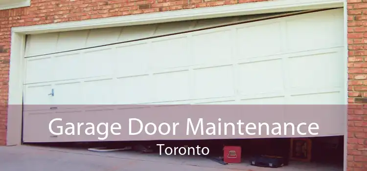 Garage Door Maintenance Toronto